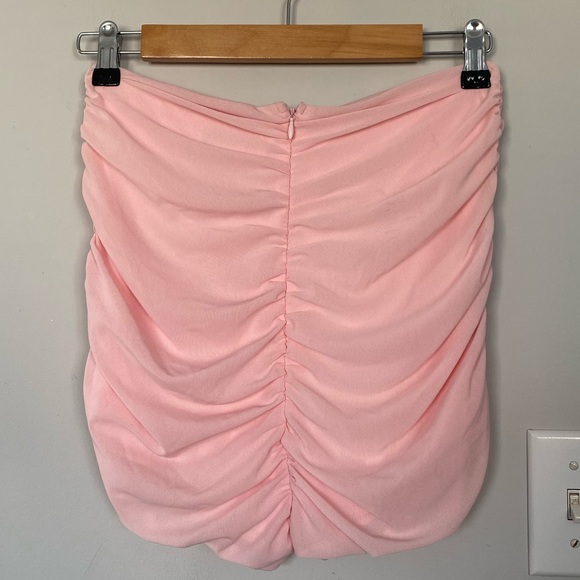 O.VIANCA Ruffled Pastel Pink Shorts - Picture 4 of 5